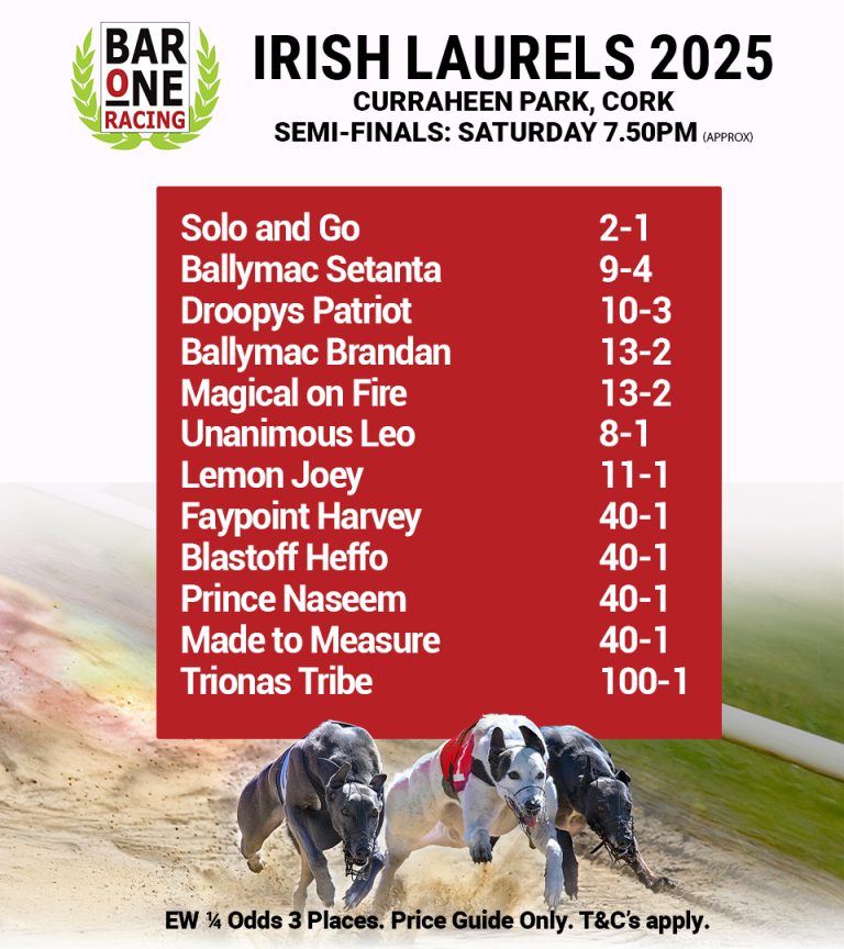 Barry Drake Looks Ahead To Bar One Racing Irish Laurels Semi-Finals ...
